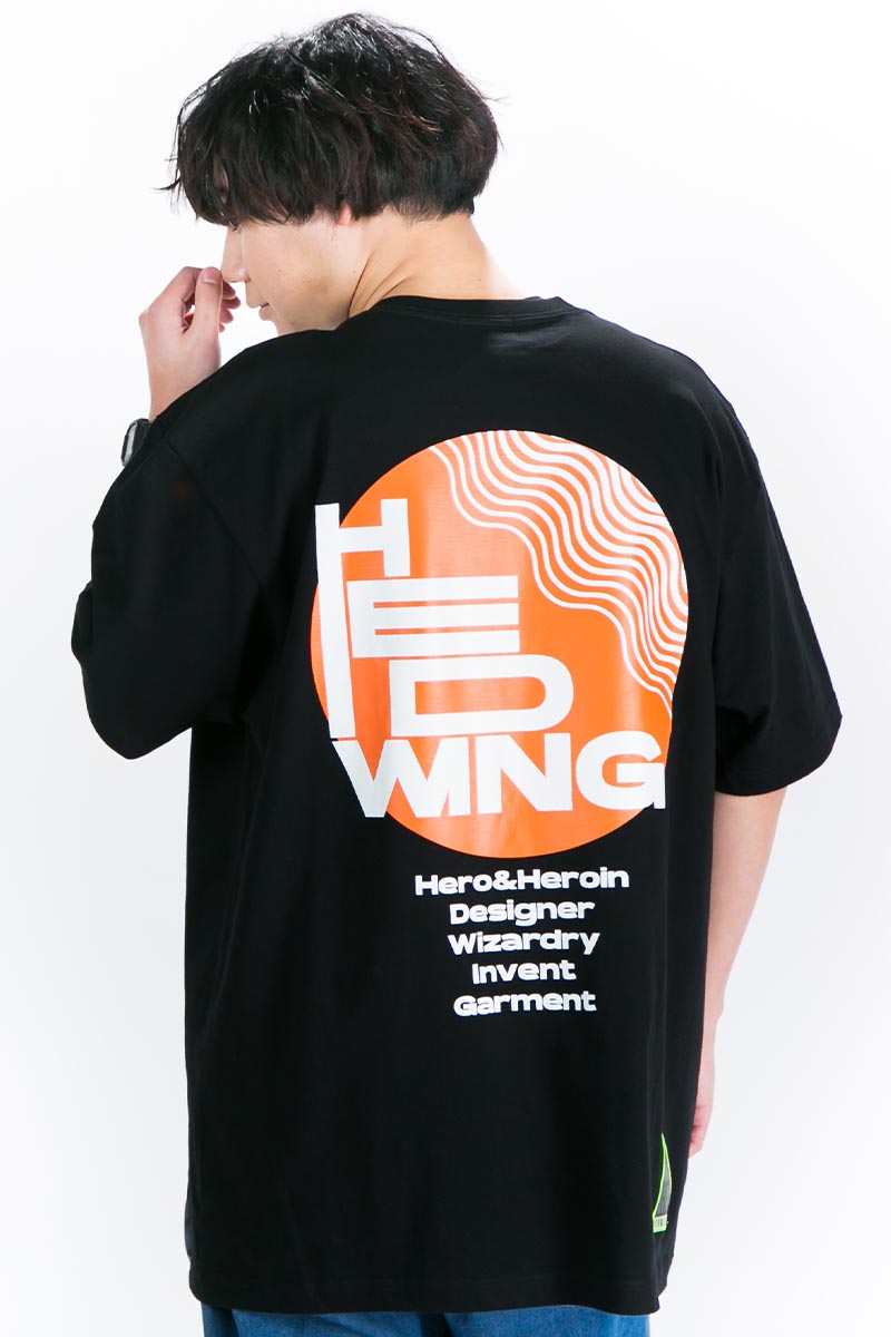 【予約商品】HEDWiNG Sun of JPN Big Silhouette T-shirt Black