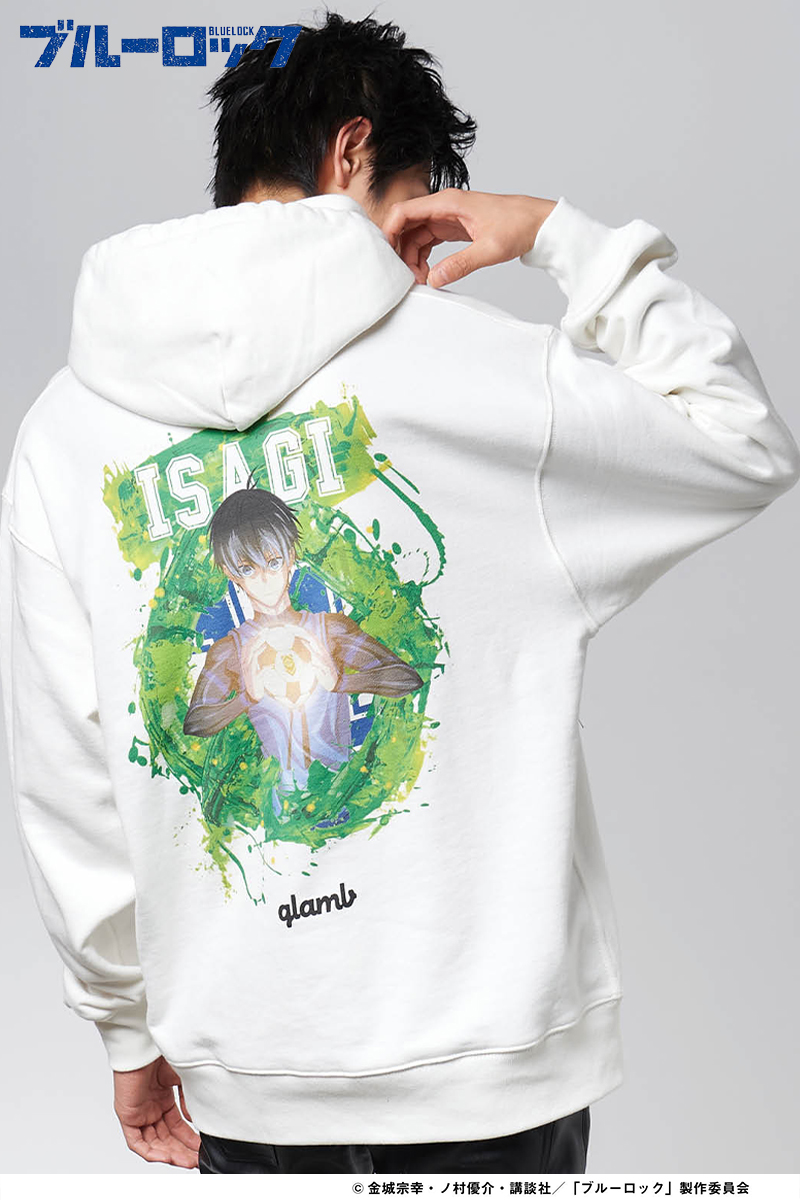 【予約商品】glamb (グラム) Isagi Yoichi Hoodie WHITE