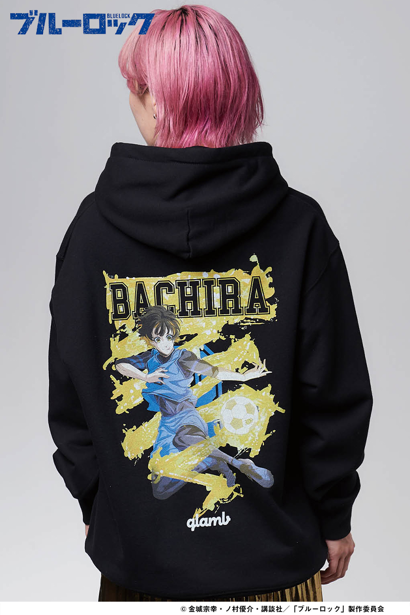 【予約商品】glamb (グラム) Bachira Meguru Hoodie BLACK