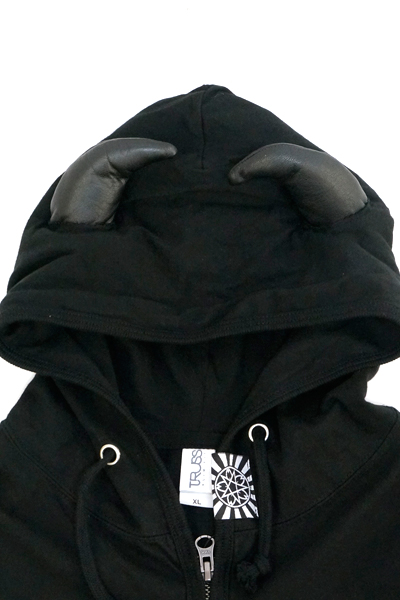 ロックファッション バンドグッズのgekirock Clothing Far Star 悪魔 Jp 角パーカー