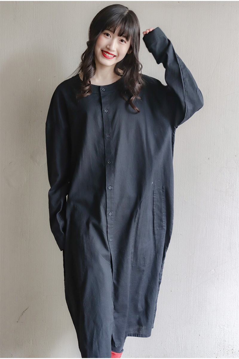 VIRGO ROCKET LONG SHIRTS - BLACK