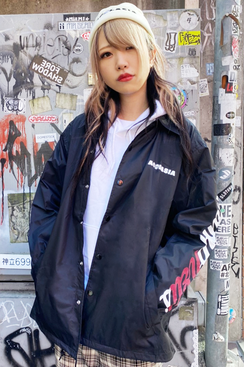 COME SENSE back logo coach jacket