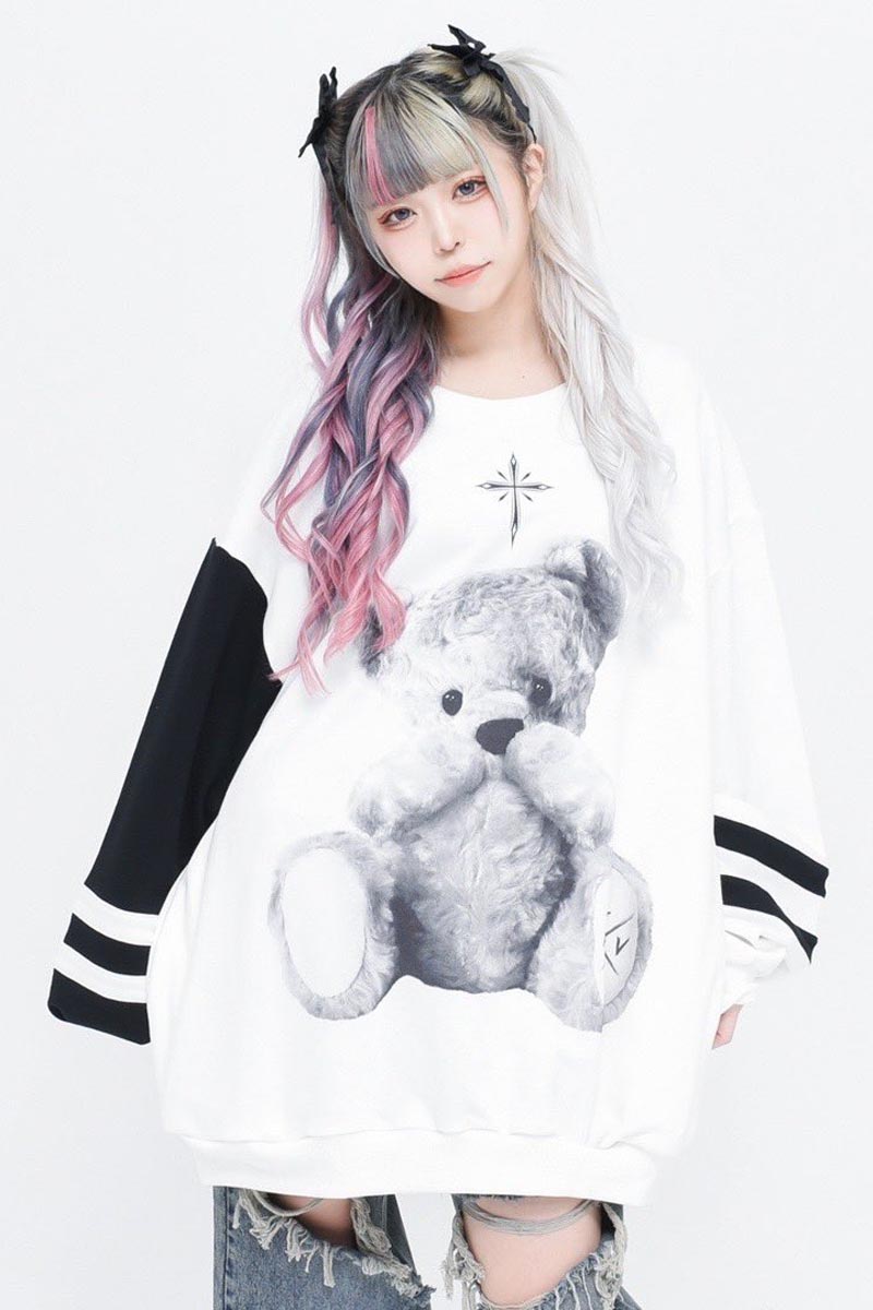 TRAVAS TOKYO【トラヴァストーキョー】Furry bear switching PO White