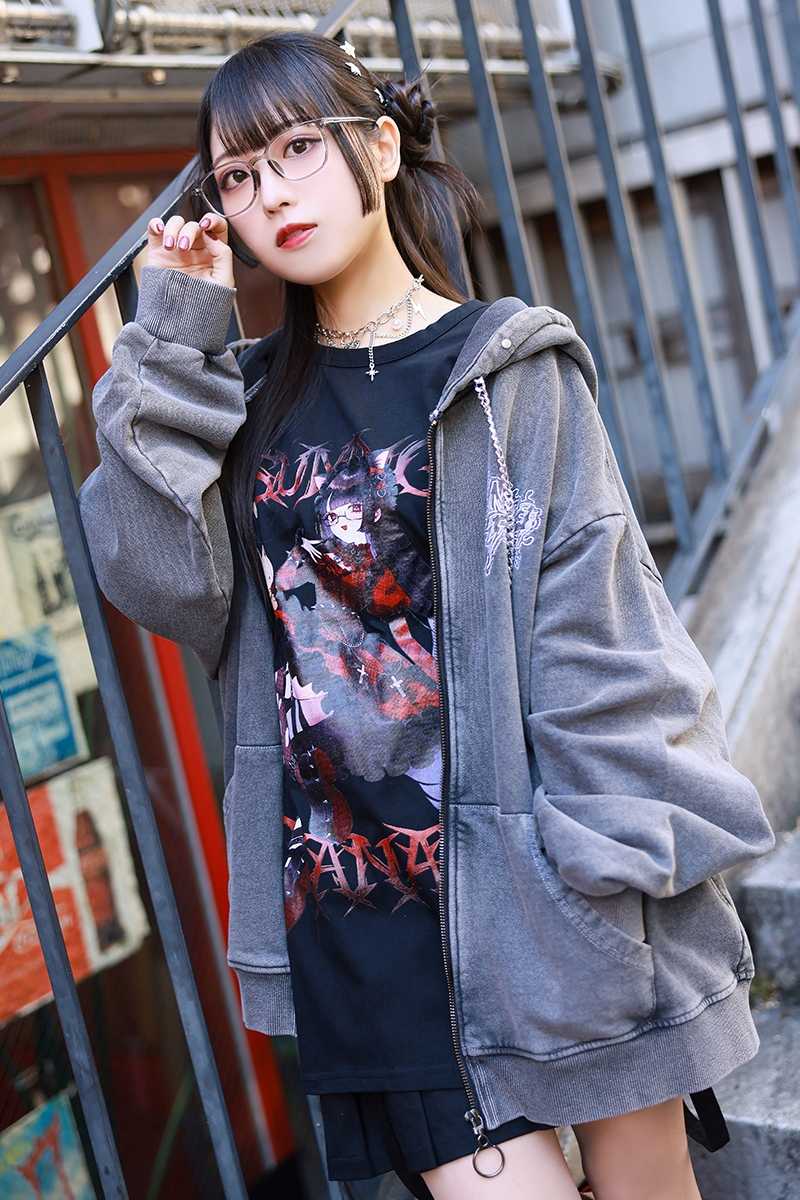 予約商品】七瀬つむぎ×PSYCHO NATION×ゲキクロ コラボ・オーバーサイズ