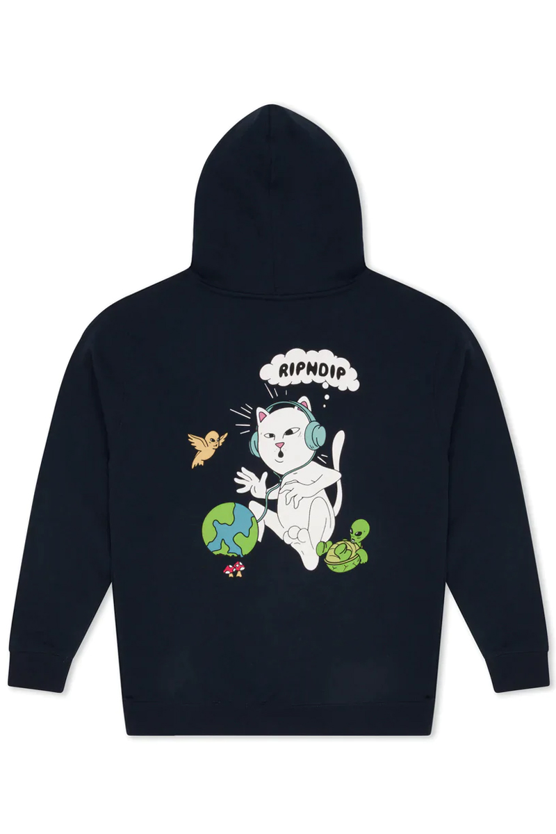 RIPNDIP (リップンディップ) I Like Turtles Hoodie Navy