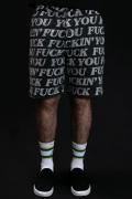 RIPNDIP (リップンディップ) Fuckin Fuck Denim Shorts Black