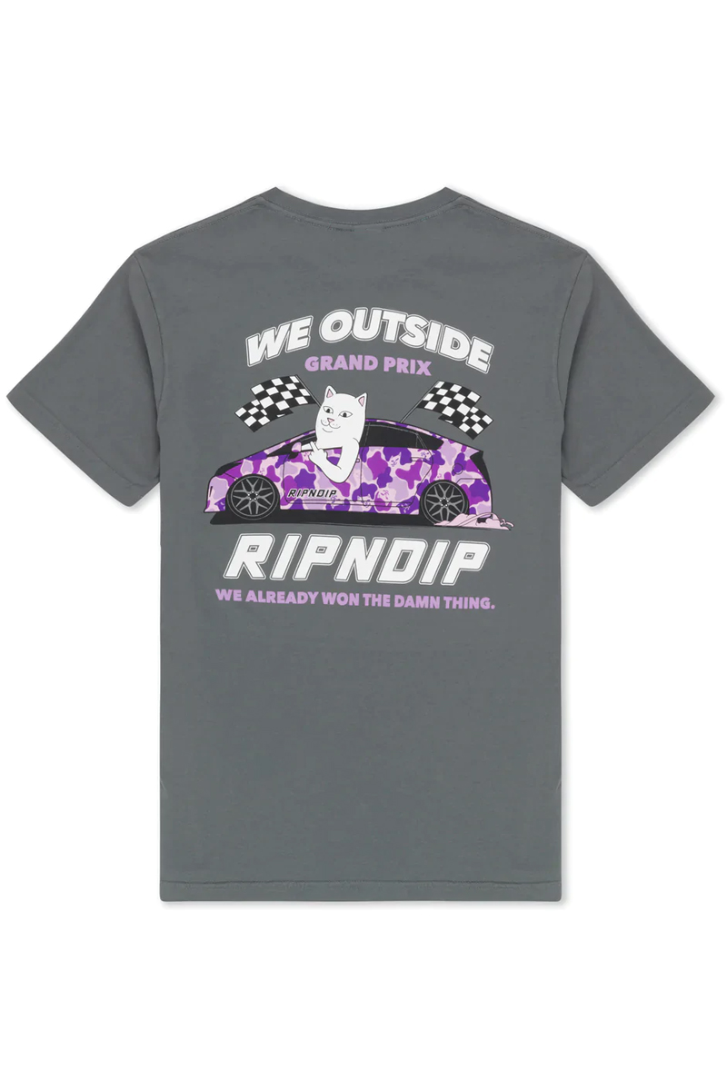 RIPNDIP (リップンディップ) Already Won Tee Charcoal