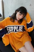 SUPPLIER (サプライヤー) COLLEGE LOGO KNIT YELLOW