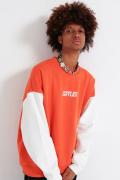 SUPPLIER (サプライヤー) BICOLOR LOGO CREW SWEAT ORANGE