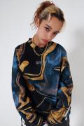 SUPPLIER (サプライヤー) MARBLE CREW SWEAT NAVY