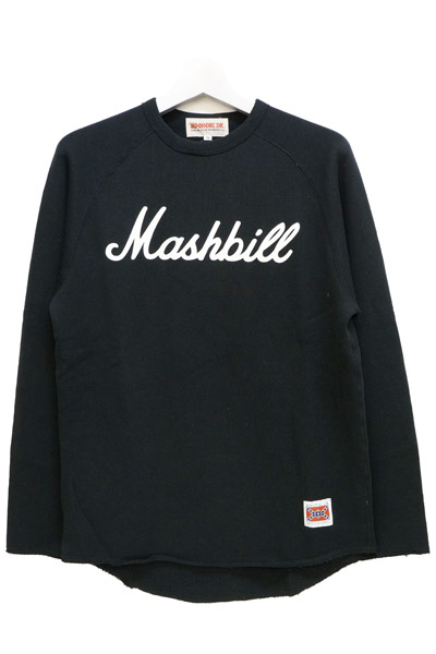 ANIMALIA AN17S-SW04 MASHBILL-Rustic Sweat Shirts BLACK
