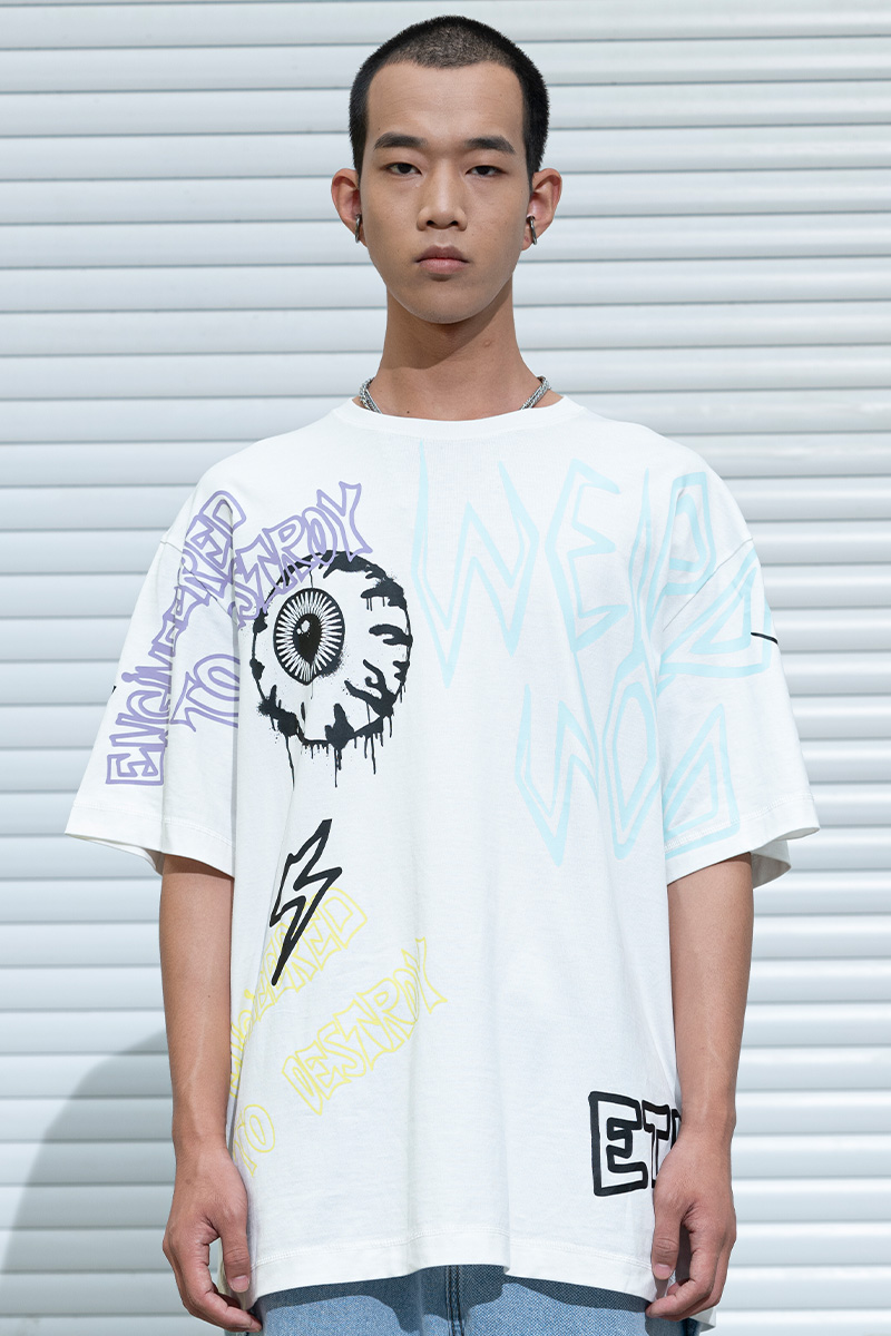 MISHKA M21000030 T-Shirt WHITE