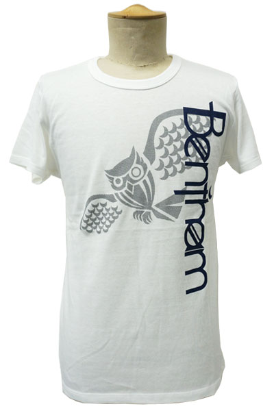 Bentham パブリックTシャツ White