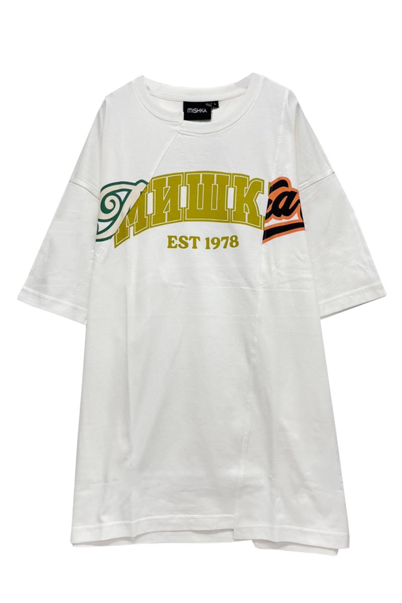 MISHKA (ミシカ) M21100053 T-SHIRT WHITE