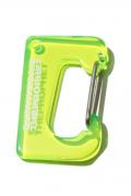 Survive Said The Prophet CARABINER CLEAR NEON YELLOW
