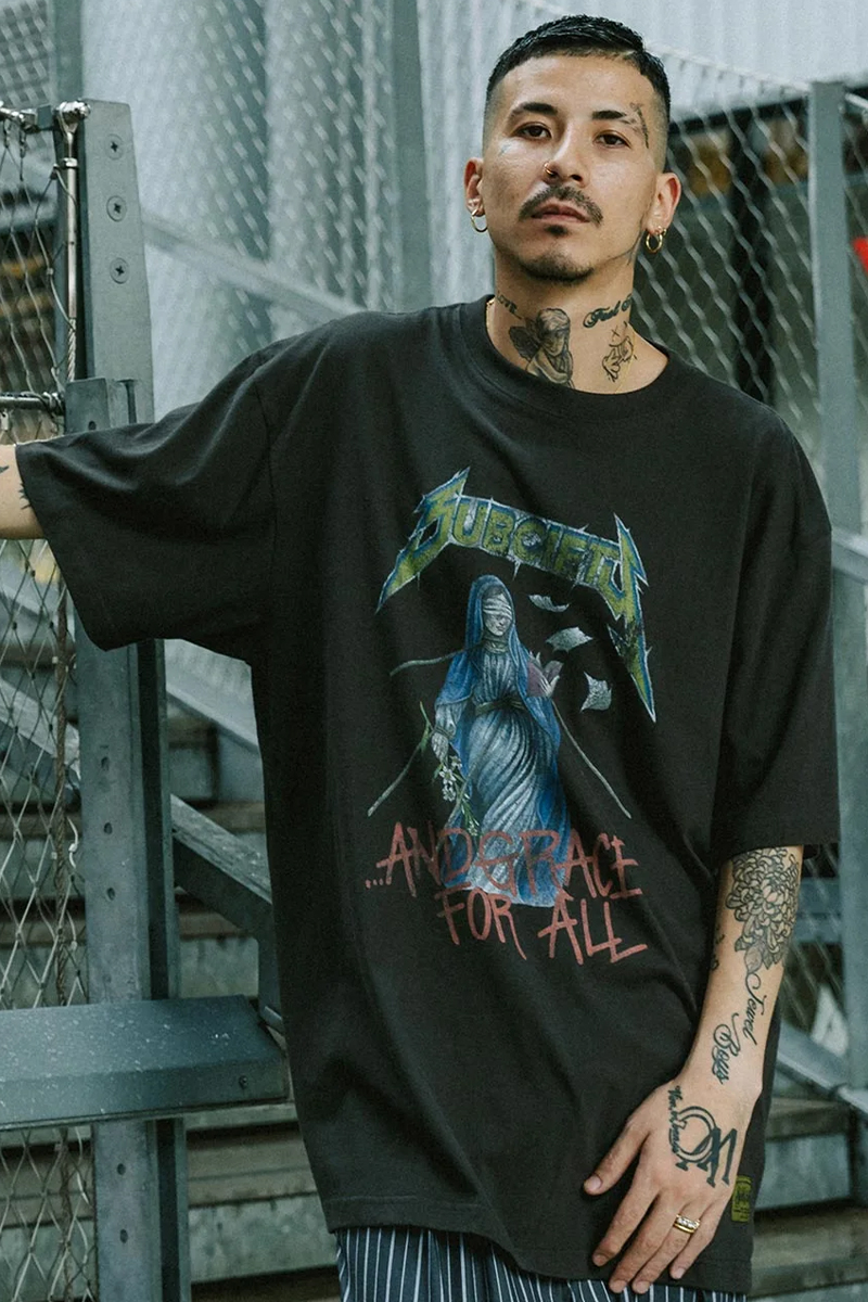 Subciety (サブサエティ) GRACE TEE BLACK