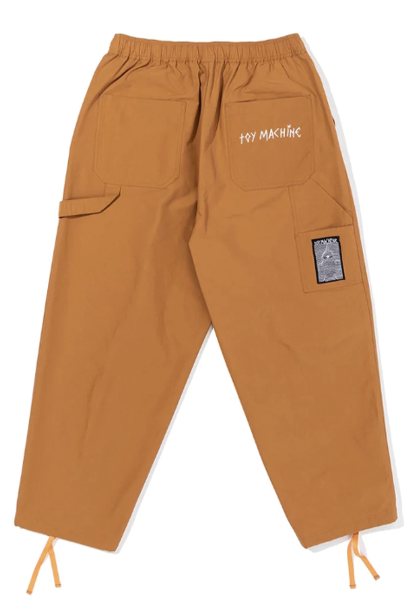 TOY MACHINE (トイマシーン) LOOSE FIT COLOR PAINTER PANTS MUSTARD