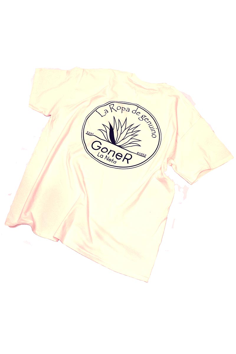 GoneR -La Neta- Agave Pocket T-Shirts WHITE