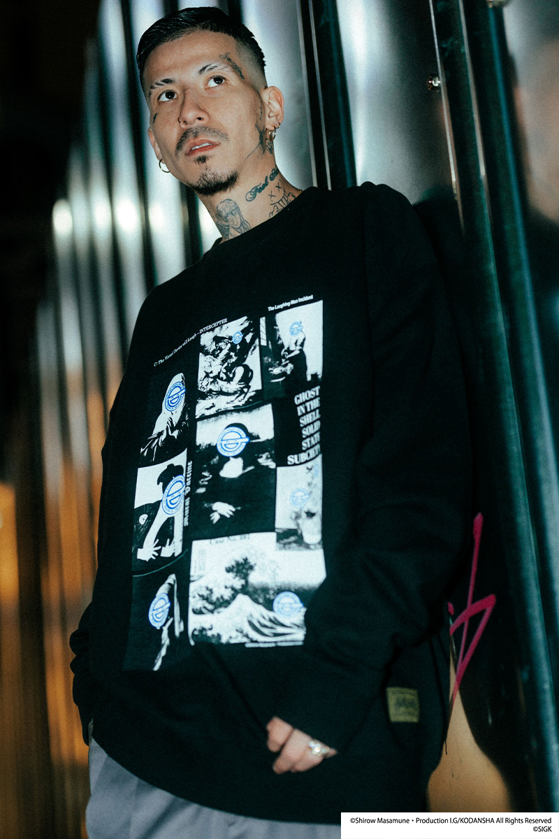 攻殻機動隊 STAND ALONE COMPLEX x Subciety GALLERY SWEAT 攻殻機動隊 STAND ALONE COMPLEX x Subciety GALLERY SWEAT