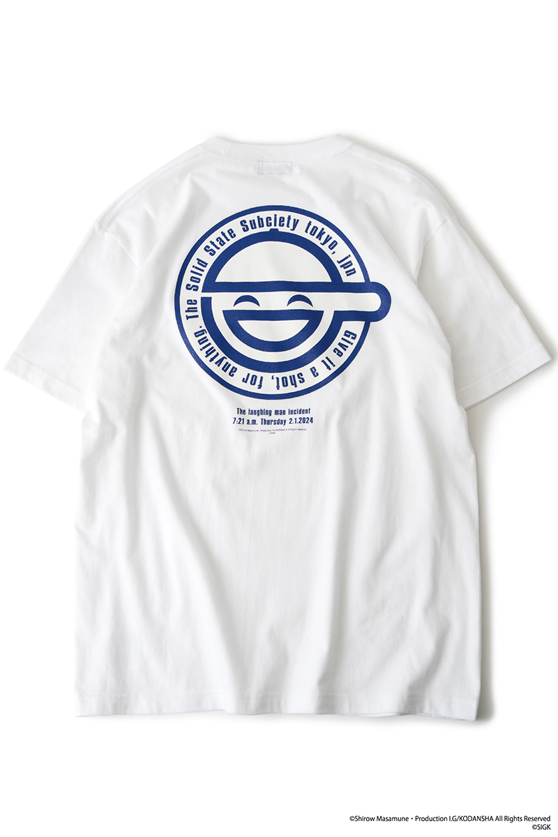 攻殻機動隊 STAND ALONE COMPLEX x Subciety incident TEE WHITE 攻殻機動隊 STAND ALONE COMPLEX x Subciety incident TEE WHITE