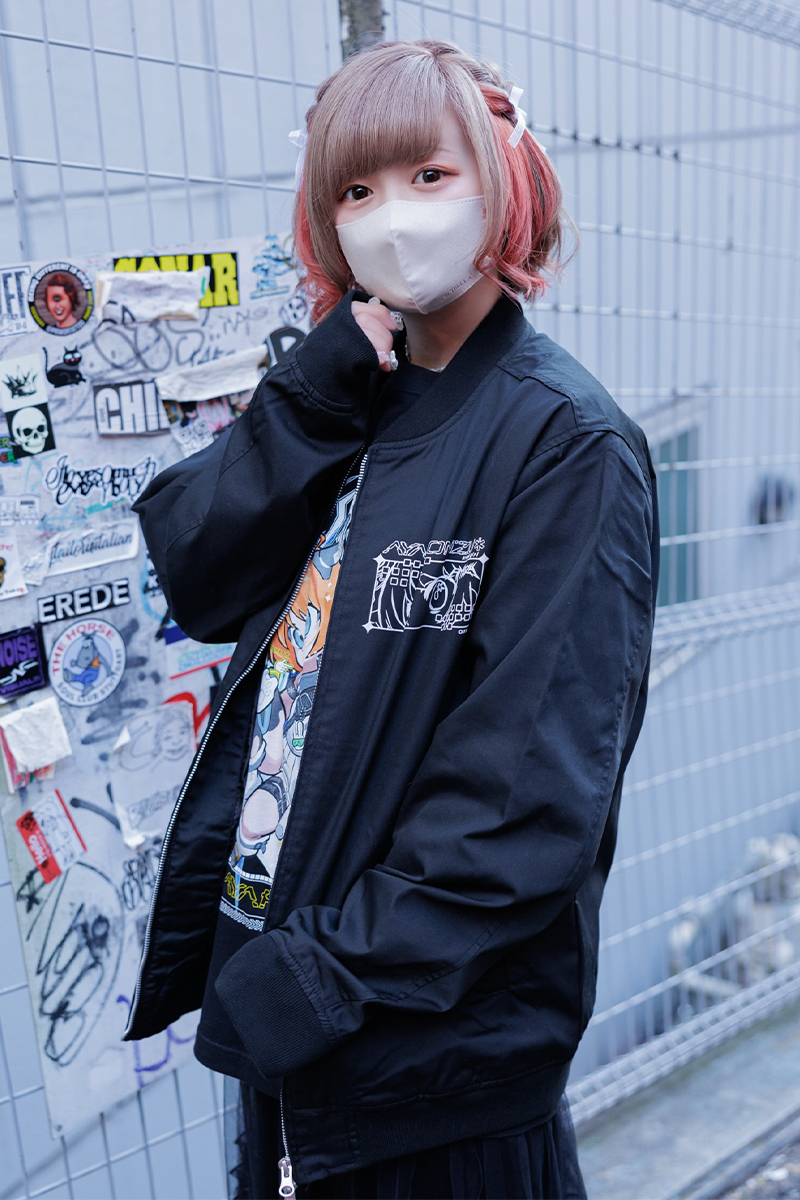 あやぽんず＊×Am10:24×GEKIROCK CLOTHINGコラボ・MA-1