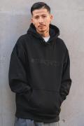 Subciety (サブサエティ) EMBROIDERY PARKA BLACK/BLACK