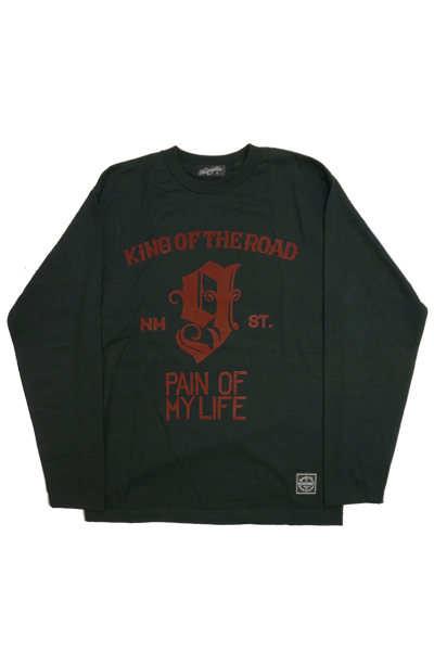 NineMicrophones King Of The Road L/S BLK/RED