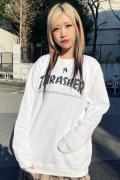 THRASHER (スラッシャー) TH8401PL MAG LOGO SWEAT WHITE