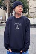 THRASHER (スラッシャー) TH8428PLGONZ SWEAT BLACK