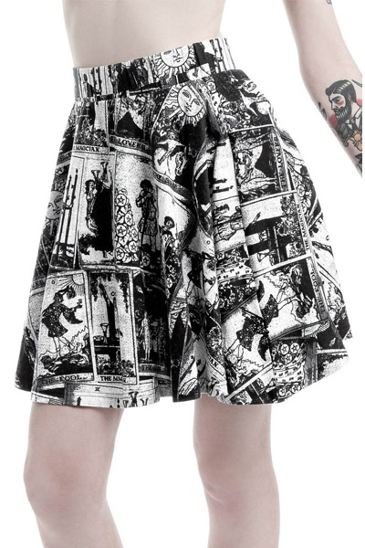 KILL STAR CLOTHING Tarot No Prediction Skirt [B]