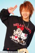 ハローキティ×GALFY(ガルフィー) キティガルTee - Black-2