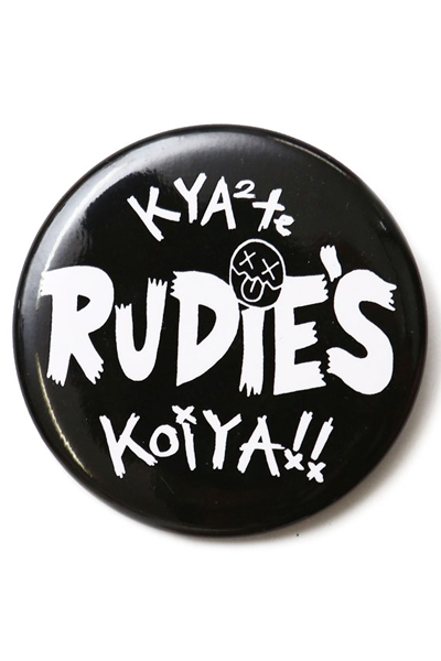RUDIE'S KYAKYAKOI BADGE BLACK/WHITE