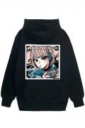 SCENE TOKYO (シーントウキョウ) game girl hoodie BLACK