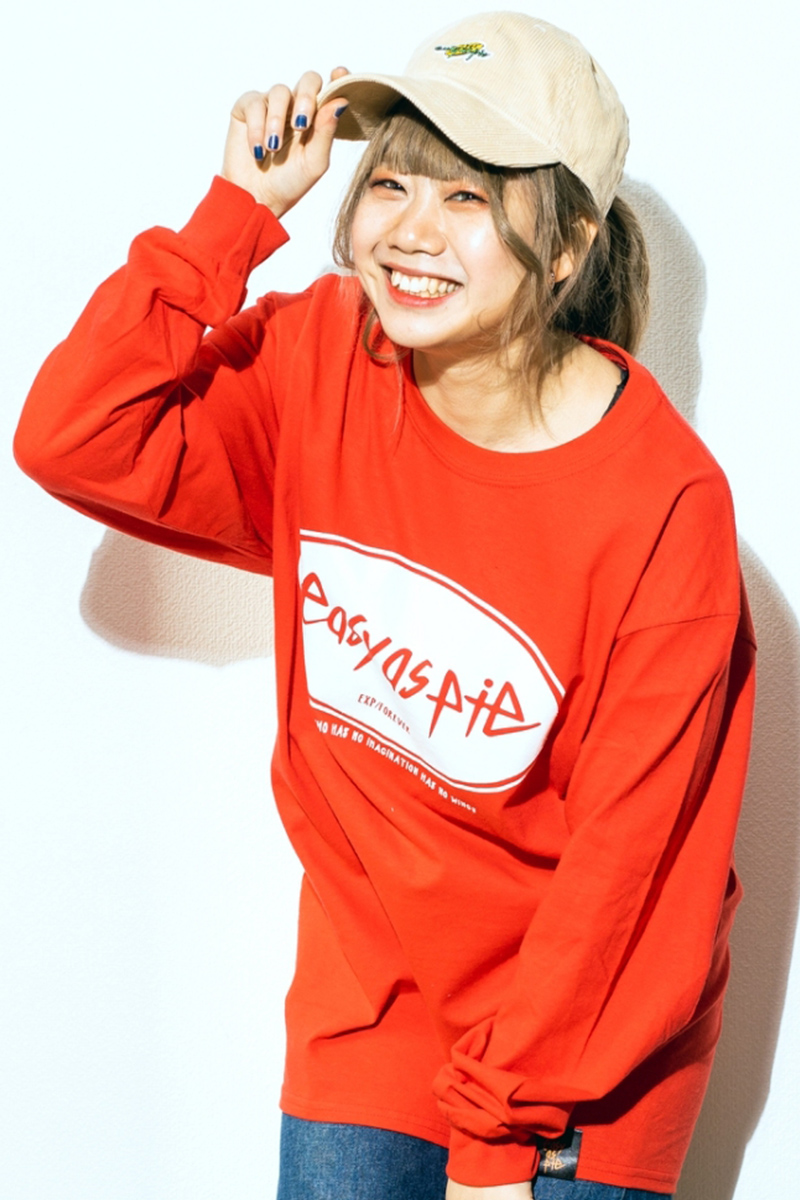 easy as pie L/S T-Shirt Red