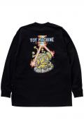 TOY MACHINE (トイマシーン) (HEAVY WEIGHT) LIVING TOY - TRANSMISSIONATOR LONG TEE BLACK