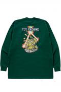 TOY MACHINE (トイマシーン) (HEAVY WEIGHT) LIVING TOY - TRANSMISSIONATOR LONG TEE GREEN