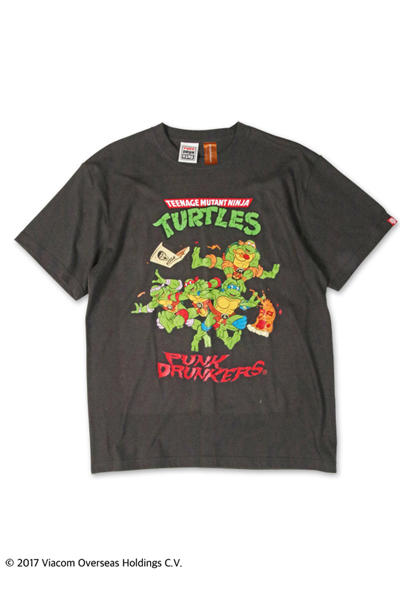 PUNK DRUNKERS 【PDSxTMNT】タートルズTEE SUMI