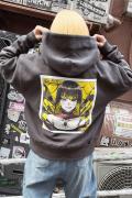 SCENE TOKYO(シーン・トウキョウ) spider girl zip hoodie - Sumi