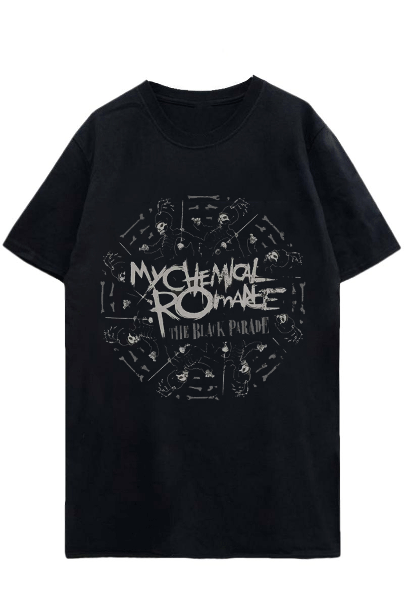 MY CHEMICAL ROMANCE UNISEX T-SHIRT: CIRCLE MARCH