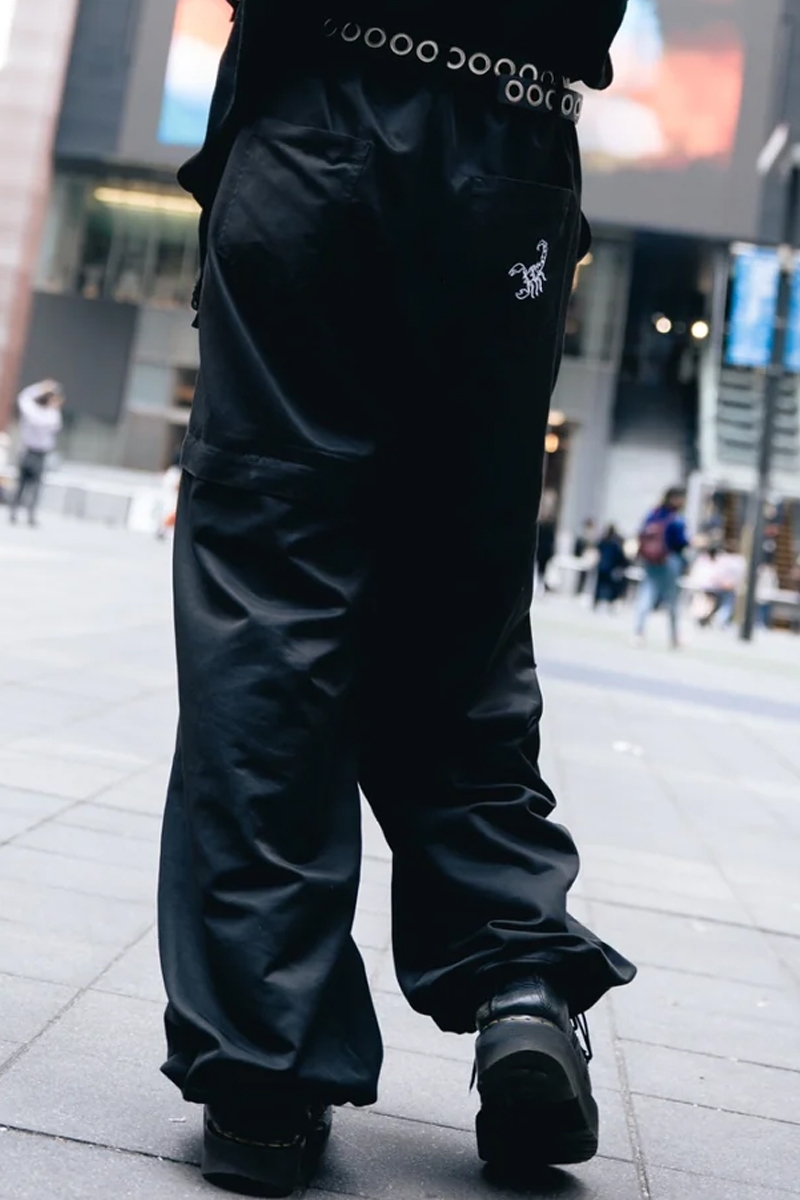 中華のおせち贈り物 zipper scorpion (ギボス) gibous cargo black trousers パンツ