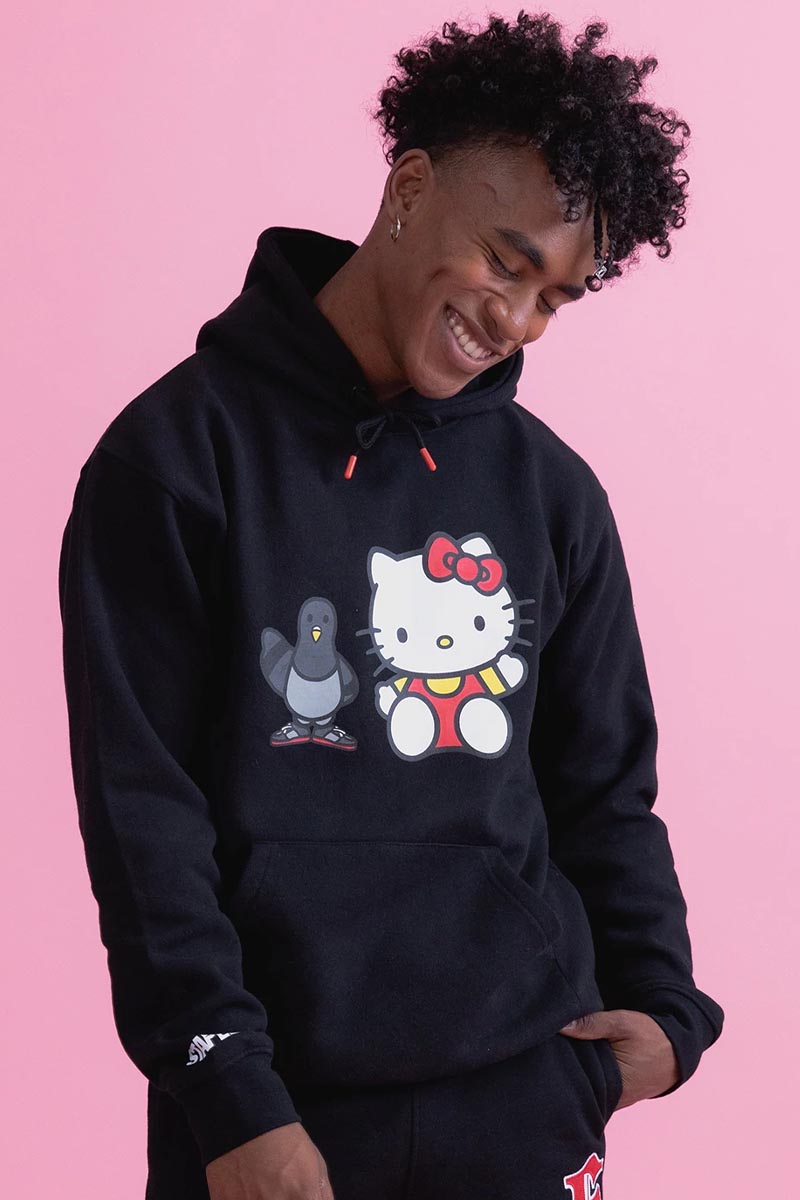 STAPLE×Hello Kitty Friends Hoodie BLACK