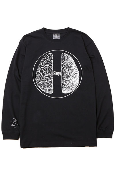 SILLENT FROM ME BRAIN -Long Sleeve- BLK