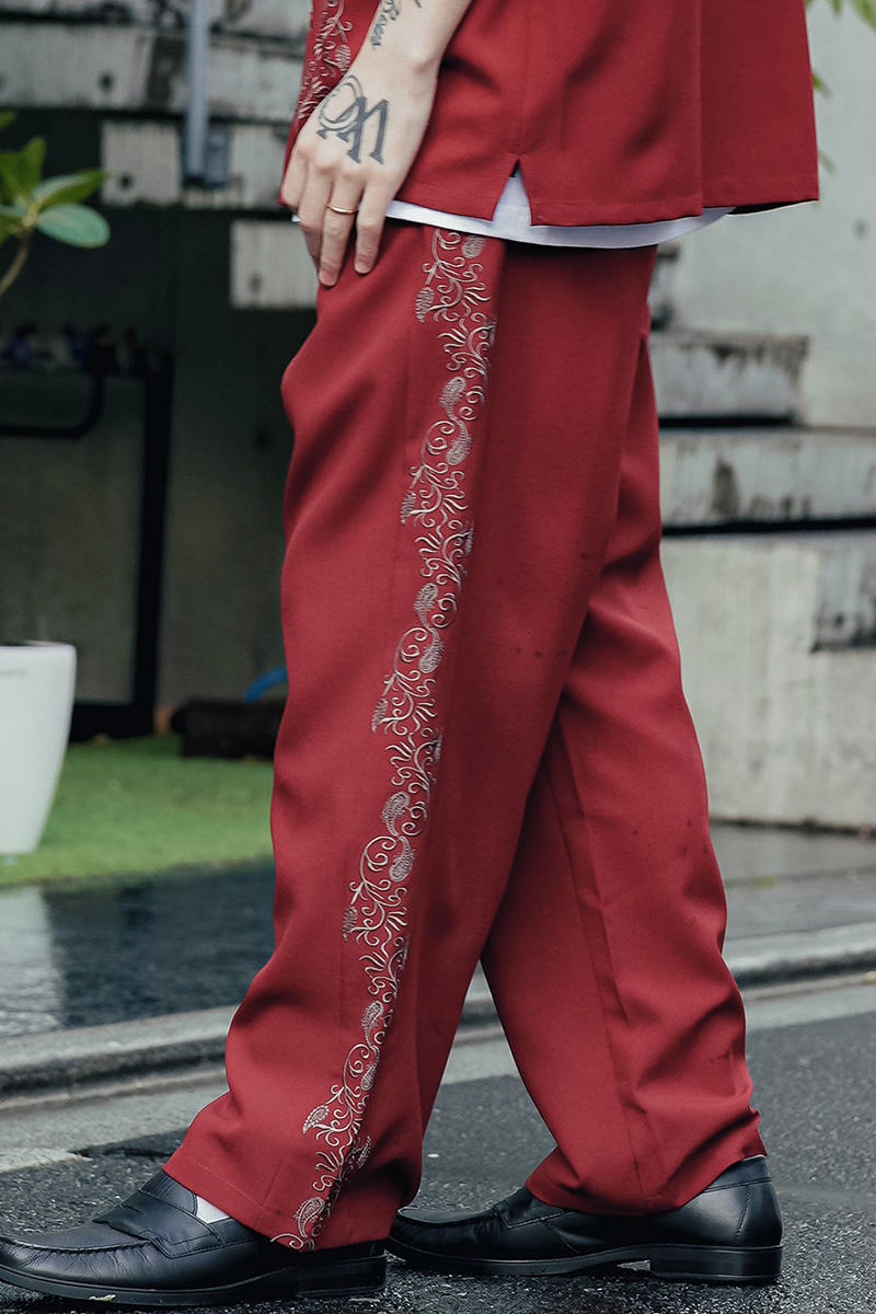 Subciety (サブサエティ) CUBA PANTS  BURGUNDY