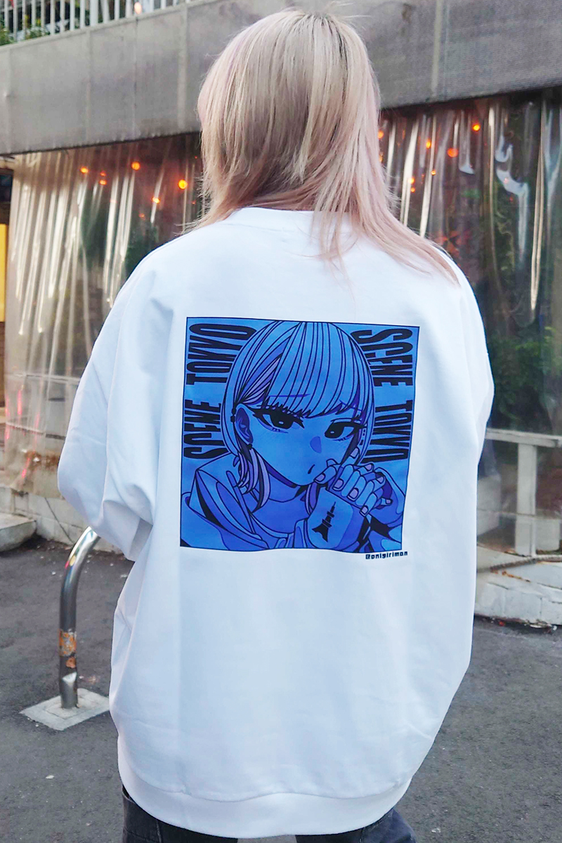 SCENE TOKYO (シーントウキョウ)PPL girl sweatlikes L/S white