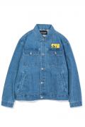 TOY MACHINE (トイマシーン) TOYMACHINE VACCINE DENIM JACKET L.BLUE