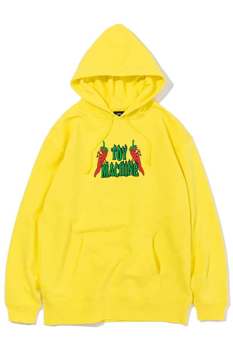 TOY MACHINE (トイマシーン) PEPPER SECT SWEAT PARKA YELLOW