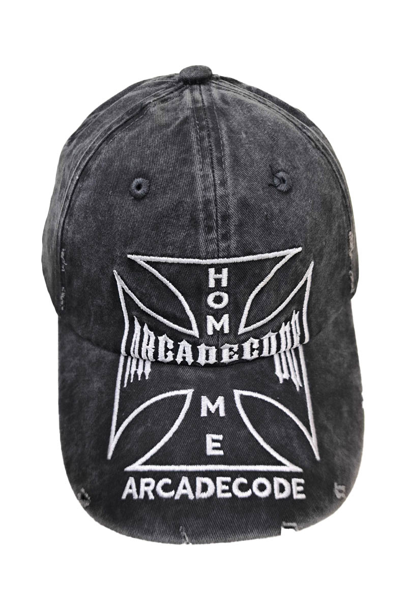 P.N UNDERGROUND(サイコ・ネーション・アンダーグラウンド) アイアン・クロス刺繍CAP