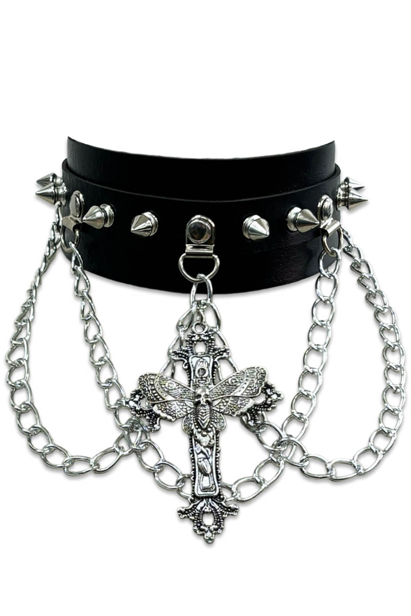 PSYCHO NATION(サイコ・ネーション) クロス・チェーン・チョーカー