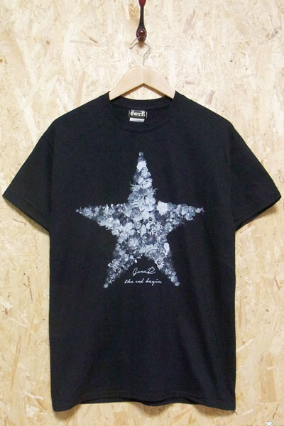 GoneR Flower Star T-Shirts - Black