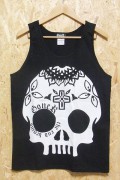 GoneR Mexican Skull Tank-Top - Black